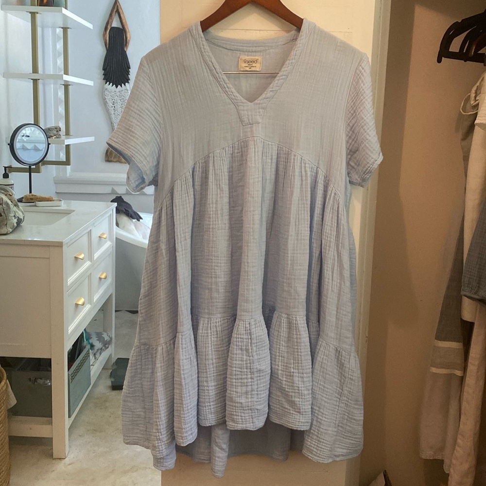 9Seed Double Gauze Cotton Dress